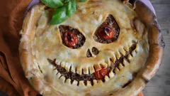 Halloweenmat: laga köttfärspaj som får alla att le